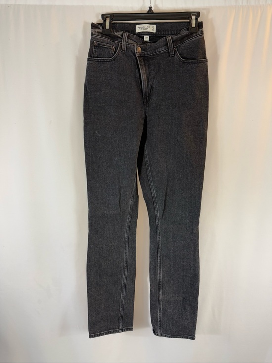 Abercrombie & Fitch Denim - Abercrombie & Fitch The '90's Slim
Straight Ultra High Rise Jeans Size: 27/4